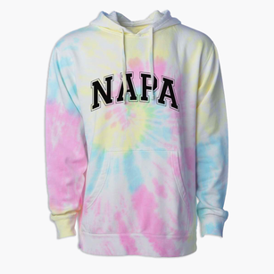 Napa High School Varsity Arch Premium Tie-Dye Hoodie