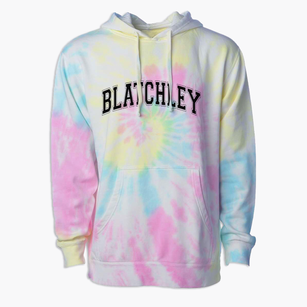 Blatchley Middle School Varsity Arch Premium Tie-Dye Hoodie