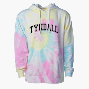 Tyndall Elementary School Varsity Arch Premium Tie-Dye Hoodie