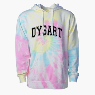 Dysart High School Varsity Arch Premium Tie-Dye Hoodie