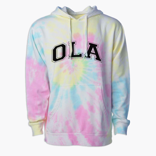 Ola Middle School Varsity Arch Premium Tie-Dye Hoodie