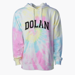 Dolan Education Center Varsity Arch Premium Tie-Dye Hoodie