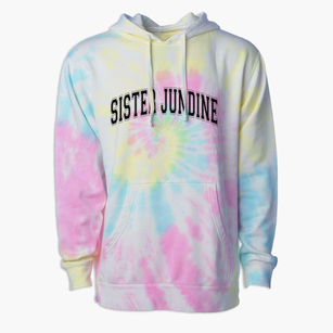 Sister Jundine School Varsity Arch Premium Tie-Dye Hoodie