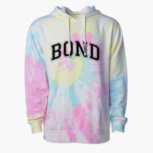 Bond Elementary School Varsity Arch Premium Tie-Dye Hoodie