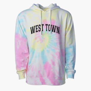 West Town Academy Varsity Arch Premium Tie-Dye Hoodie