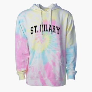 Saint Hilary School Varsity Arch Premium Tie-Dye Hoodie