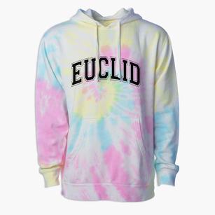 Euclid Elementary School Varsity Arch Premium Tie-Dye Hoodie