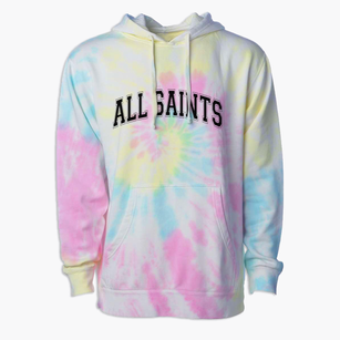 All Saints Academy Varsity Arch Premium Tie-Dye Hoodie