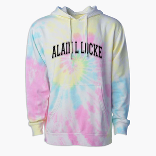 Alain L Locke Elementary School Varsity Arch Premium Tie-Dye Hoodie