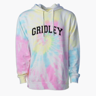 Gridley Middle School Varsity Arch Premium Tie-Dye Hoodie