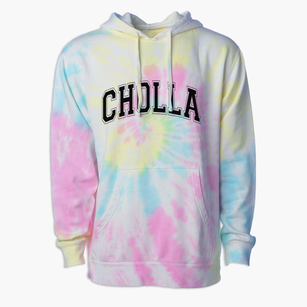 Cholla High Magnet School Varsity Arch Premium Tie-Dye Hoodie