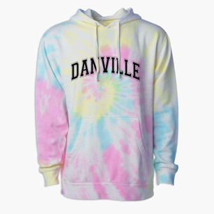 Danville Community School Varsity Arch Premium Tie-Dye Hoodie