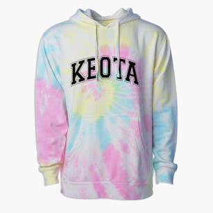 Keota High School Varsity Arch Premium Tie-Dye Hoodie