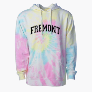 Fremont Community School Varsity Arch Premium Tie-Dye Hoodie