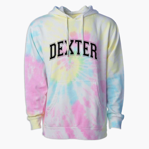 Dexter Elementary School Varsity Arch Premium Tie-Dye Hoodie