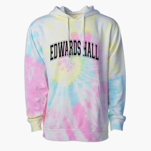 Edwards Hall Charter School Varsity Arch Premium Tie-Dye Hoodie
