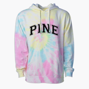 Pine High School Varsity Arch Premium Tie-Dye Hoodie