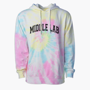 Middle Lab School Varsity Arch Premium Tie-Dye Hoodie