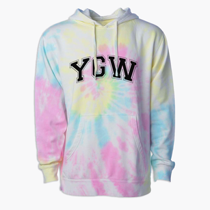 Yeshiva Of Greater Washington School Varsity Arch Premium Tie-Dye Hoodie