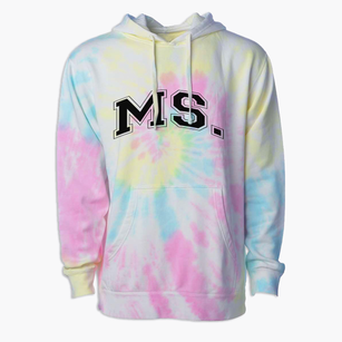Ms. Carrie's Day School Varsity Arch Premium Tie-Dye Hoodie