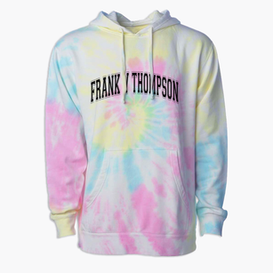 Frank V Thompson Middle School Varsity Arch Premium Tie-Dye Hoodie