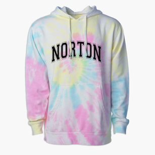 Norton Middle School Varsity Arch Premium Tie-Dye Hoodie