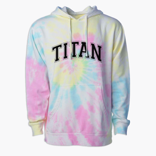 Titan Academy Varsity Arch Premium Tie-Dye Hoodie