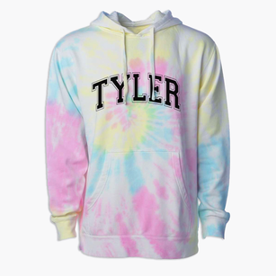 Tyler Elementary School Varsity Arch Premium Tie-Dye Hoodie