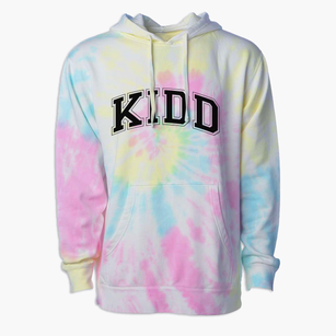 Kidd Elementary School Varsity Arch Premium Tie-Dye Hoodie