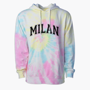 Milan High School Varsity Arch Premium Tie-Dye Hoodie