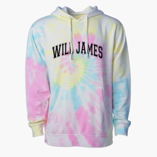 Will James Middle School Varsity Arch Premium Tie-Dye Hoodie