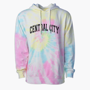 Central City High School Varsity Arch Premium Tie-Dye Hoodie