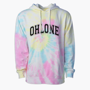 Ohlone Elementary School Varsity Arch Premium Tie-Dye Hoodie