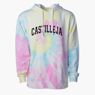 Castilleja School Varsity Arch Premium Tie-Dye Hoodie