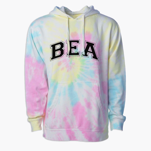 Ps 528 Bea Fuller Rodgers Varsity Arch Premium Tie-Dye Hoodie