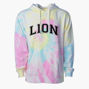 Leaders In Our Neighborhood Charter School Varsity Arch Premium Tie-Dye Hoodie
