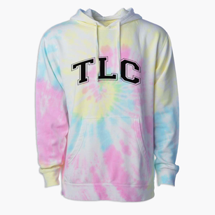 The Learning Center Varsity Arch Premium Tie-Dye Hoodie