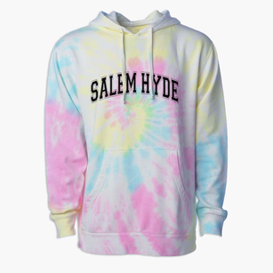 Salem Hyde Elementary School Varsity Arch Premium Tie-Dye Hoodie