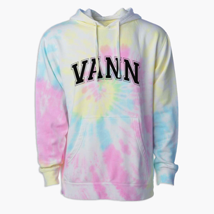 Vann Elementary School Varsity Arch Premium Tie-Dye Hoodie