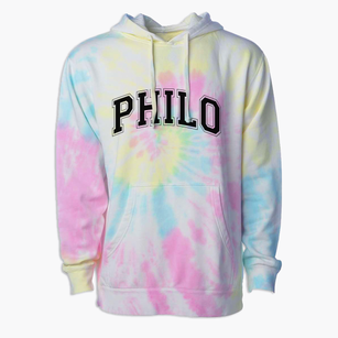 Philo School Of Discovery & Exploration Varsity Arch Premium Tie-Dye Hoodie