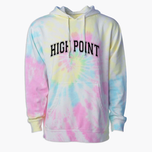 High Point Friends School Varsity Arch Premium Tie-Dye Hoodie