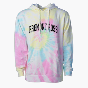 Fremont Ross High School Varsity Arch Premium Tie-Dye Hoodie