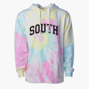 South High School Varsity Arch Premium Tie-Dye Hoodie
