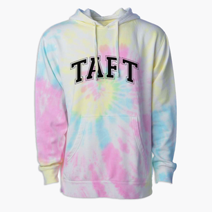 Taft High School Varsity Arch Premium Tie-Dye Hoodie