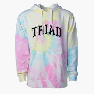 Triad School Varsity Arch Premium Tie-Dye Hoodie