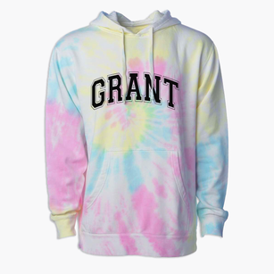 Grant High School Varsity Arch Premium Tie-Dye Hoodie