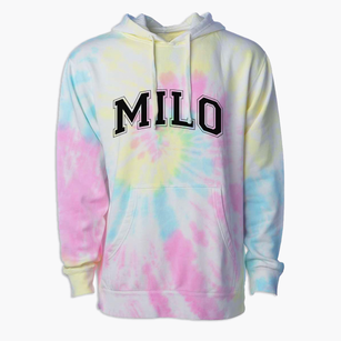 Milo Adventist Academy Varsity Arch Premium Tie-Dye Hoodie