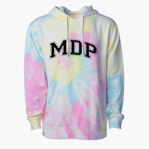 Mother Of Divine Providence School Varsity Arch Premium Tie-Dye Hoodie