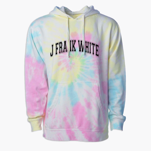 J Frank White Academy Varsity Arch Premium Tie-Dye Hoodie