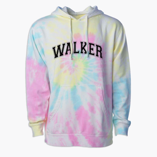 Walker Elementary School Varsity Arch Premium Tie-Dye Hoodie
